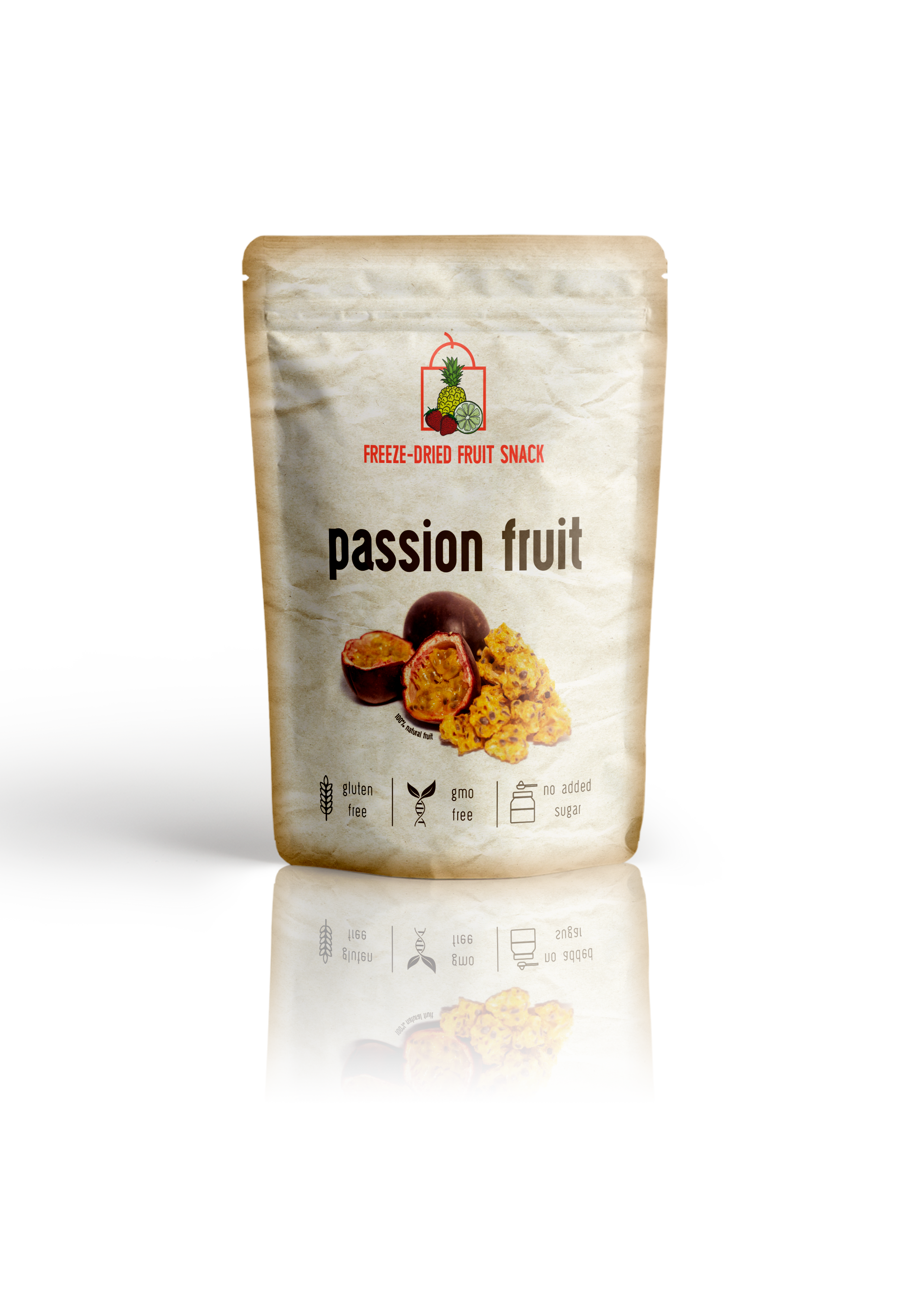 Freeze Dried Passion Fruit Snack by The Rotten Fruit Box