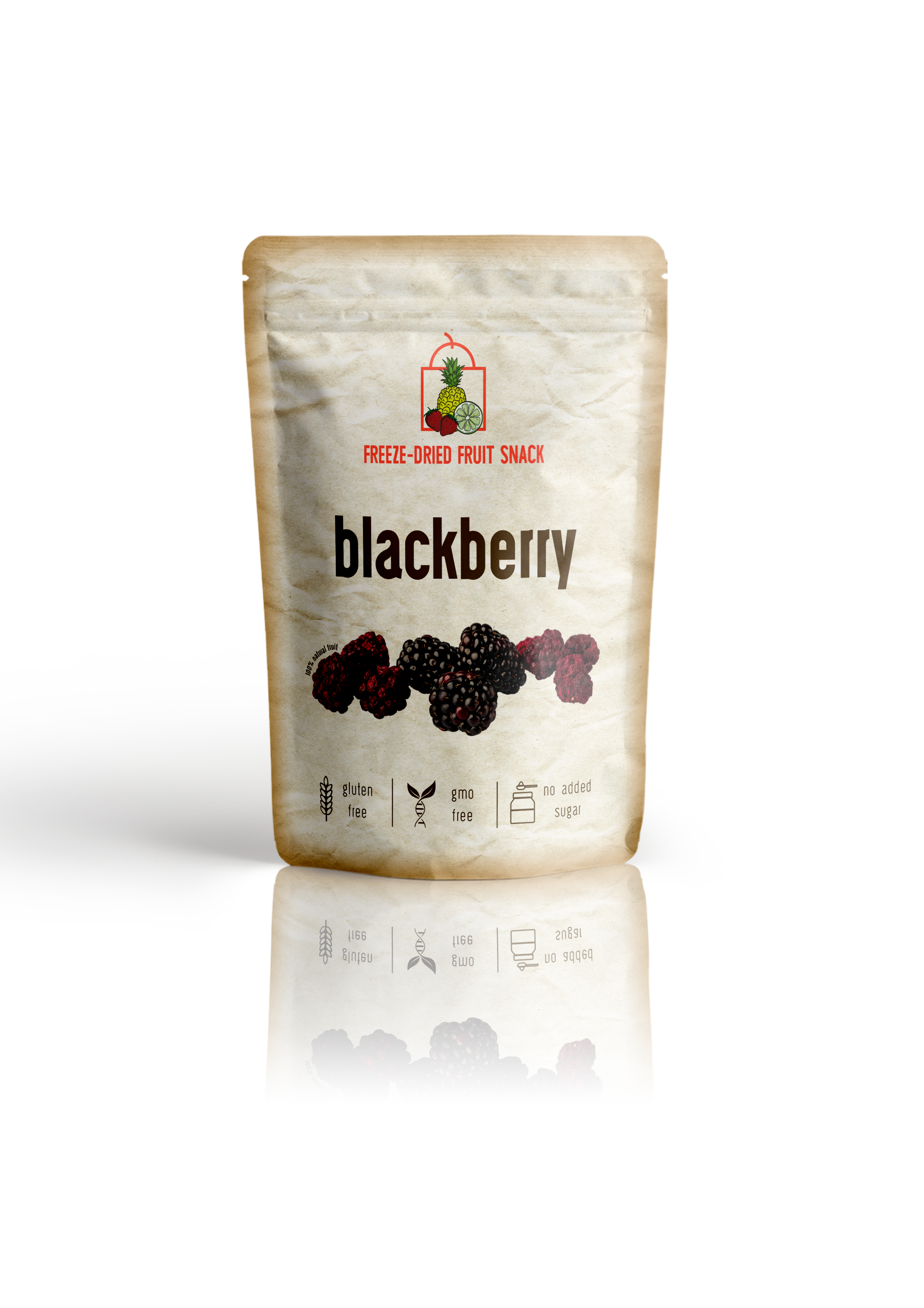 Freeze Dried Blackberry Snack by The Rotten Fruit Box