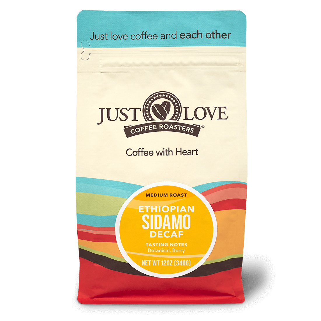 Just Love Coffee Roasters Decaf Ethiopian Sidamo