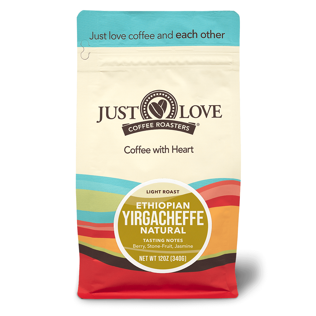 Just Love Coffee Roasters Ethiopian Yirgacheffe - Natural Coffee Blend