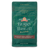 Front views of the Berry and Bright Holiday Coffee Blend 