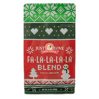 Front view of Fa-La-La-La-La Holiday Blend Bag