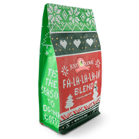 Side view of Fa-La-La-La-La Holiday Blend Bag